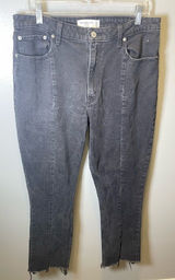 Abercrombie & Fitch‎ Women's The Skinny High Rise Black Jeans Size 12 Long Photo 0