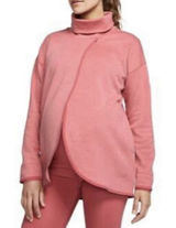 Womens Nike Maternity Reversible Pullover Loose Dri-Fit Archaeo Pink Size Med Photo 0