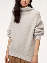 Aritzia Wilfred 100% Merino Wool Montpellier Jumper Turtleneck Mockneck Small Photo 0
