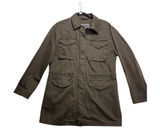 Levi Strauss & Co Field Jacket Womens Medium Olive Green Cotton Utility Coat Photo 0