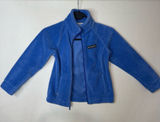 Columbia Fleece Jacket Youth Girls XS 6/7 Blue Full Zip Up Soft Warm Outdoor NEW Photo 0