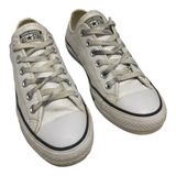 Converse Unisex Shoes 109058 Sz 7 Chuck Taylor All Star White Leather Low Top‎ Photo 0
