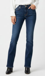 7 For All Mankind Blue Denim A Pocket Flair Leg Jeans 28 Photo 0
