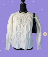 Hobbs London Old Money Quiet Luxury Cable Knit Sweater Size Large Photo 0