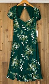 Reformation Rosi Dress Buena Green NEW Photo 0