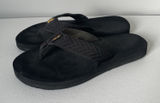 Teva Mush II Flip-Flop Sandals Shoes Black Supportive Comfort Women's Size 7 Photo 0