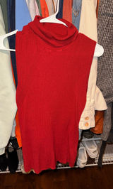 White House Black Market Sweater Vest Sleeveless Turtleneck Photo 0