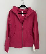 BNWT Scuba Full-Zip Hoodie Hot Pink Size 10 Photo 0