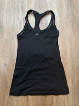Lululemon Athletica‎ Black Racerback Tank Top Women's Athletic Workout Yoga Photo 0