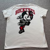 Victoria's Secret PINK Ohio State Buckeyes Sequin Brutus Pocket T-Shirt L White Photo 0
