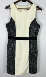 Banana Republic Tweed Sheath Dress Womens 10 Office Career Preppy Quiet Luxury Photo 0