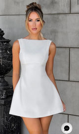 Baby boo White Mini Dress Photo 0
