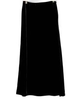 VTG Old Navy Velour A Line Midi Skirt Y2k Stretch Velvet Pull On Casual Medium Photo 0