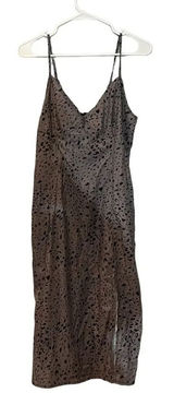 SHEIN Cheetah‎ Print Slip Dress Size Small Photo 0
