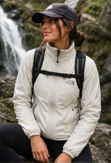 The North Face PrimaLoft Quilted Insulated Full Zip Jacket Cream Women’s Small Photo 0