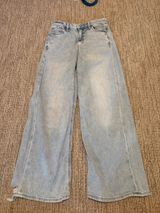 American Eagle Jeans Ripped Wide-Leg Photo 0