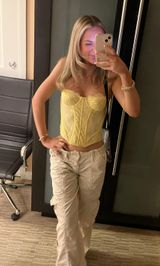 Yellow Corset Top Photo 0
