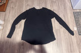 Free People Long Sleeve Top Black oversized Photo 0