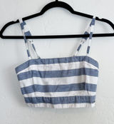 Abercrombie & Fitch | Vintage Y2K 100% Cotton Striped Cropped Tank Top‎ Photo 0