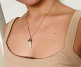 Rose Quartz Necklace Pink Photo 0