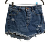 FREE PEOPLE We The Free Crvy Vintage High Rise Shorts‎ Size 28 Button Fly Photo 0
