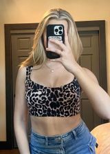 Cheetah Crop Top Photo 0