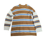 American Eagle‎ Outfitters Striped Sweater XS Tan Neutral Minimalist Pullover Photo 0