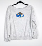 Hollister Women's UCLA Boat Neck Sweatshirt Grey Sz XS Photo 0
