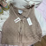 Women’s knit top Tan Size L Photo 0
