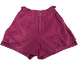 VTG‎ Esprit Sport Pink High Rise Shorts Women's 26 Paperbag Cotton 90s Y2K Photo 0