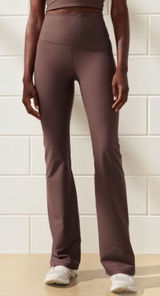 Abercrombie YPB SculptLUX Brown High Rise Flare Yoga Pants Leggings Photo 0