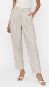 Abercrombie & Fitch Trouser Pants 2 /26 Beige Tailored Ankle Pleated High Rise Photo 0