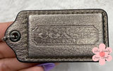 2" COACH Fob Bag Charm Hang tag Hangtag Photo 0