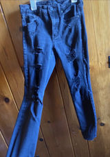 Aeropostale Black Faded Jeans Skinny Photo 0