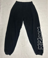 PINK Victoria's‎ Secret Embroidered Logo Sweatpants Black XS GUC Photo 0