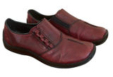 Rieker Antistress Red Leather Elastic Side Women’s Shoes‎ Size EU 39 / US 8.5 Photo 0