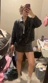 Jacket Leather Size M Photo 0