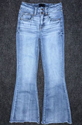Buckle Black Fit No 35 High Rise Flare Stretch Jeans Sz 26 x 30 SHORT BBW1365S Photo 0