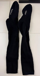 Smartwool Black Over the Calf Merino Wool Socks Thermal Warm Ski Boot‎ Size M Photo 0