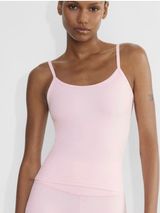 Aritzia Golden Butter Light Pink Cami Shirt Tank size XXS Villa Pink Photo 0