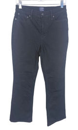 J.Crew Mid-Rise Flare Crop Jeans Womens 27 Black Excellent Re-Imagined Denim‎ Photo 0