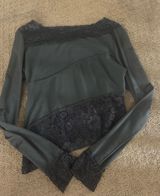 Lace black long sleeve Photo 0