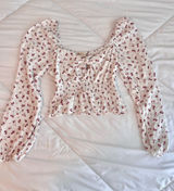 Altard State floral long sleeve crop Photo 0
