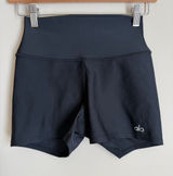 ALO Yoga High Waist Airlift Shorts Black Small Black High Waisted Photo 0