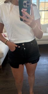 AGOLDE Shorts Denim Distressed Photo 0