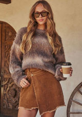 VICI Corduroy Mini Wrap Skirt Photo 0