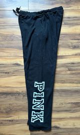 Victoria Secret Pink Black Sweatpants Photo 0
