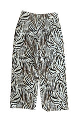 L'Academie Los Angeles Linen Pant Size XL Tiger Print‎ Brown White Revolve Photo 0