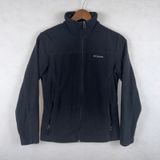 Columbia Fast Trek II Fleece Jacket Women Small Black Full Zip Soft Gorpcore Photo 0
