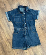Denim Jumpsuit Blue Size M Photo 0